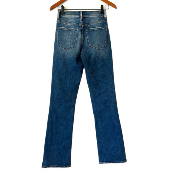Vervet Blue Jeans Walking On Sunshine Size 25 Slim Boot Cut Flare - Picture 2 of 8